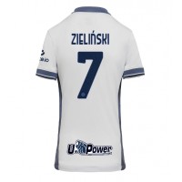 Camiseta Inter Milan Piotr Zielinski #7 Visitante Equipación para mujer 2024-25 manga corta